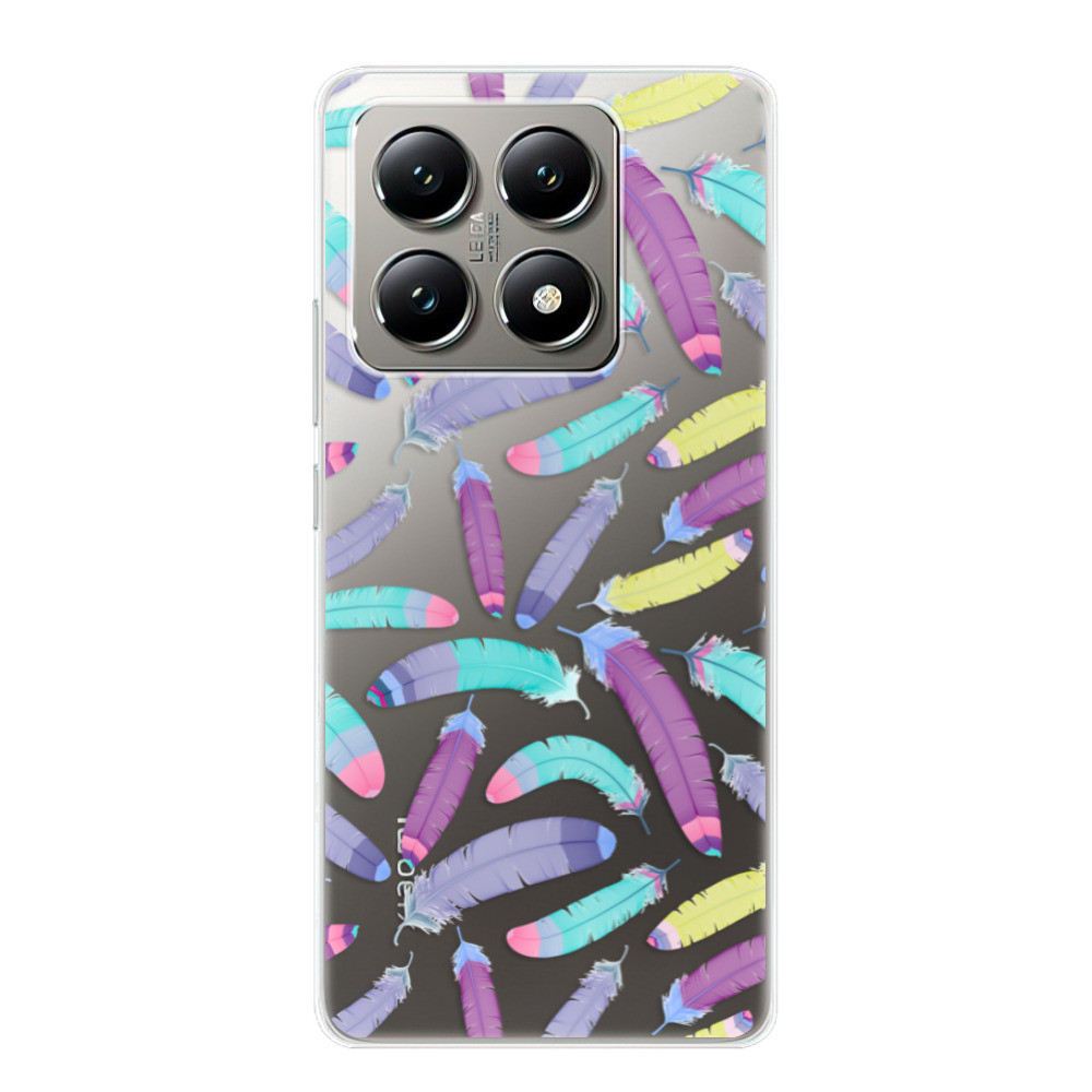 Odolné silikónové puzdro iSaprio - Feather Pattern 01 - Xiaomi 14T