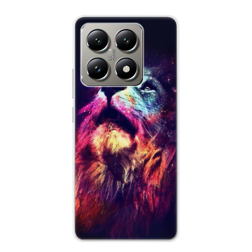 Odolné silikónové puzdro iSaprio - Lion in Colors - Xiaomi 14T