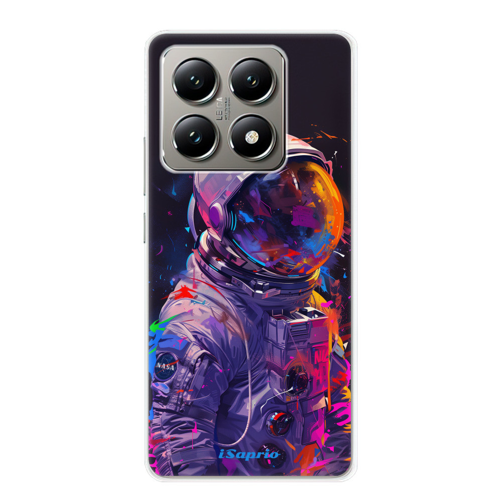 Odolné silikónové puzdro iSaprio - Neon Astronaut - Xiaomi 14T Pro