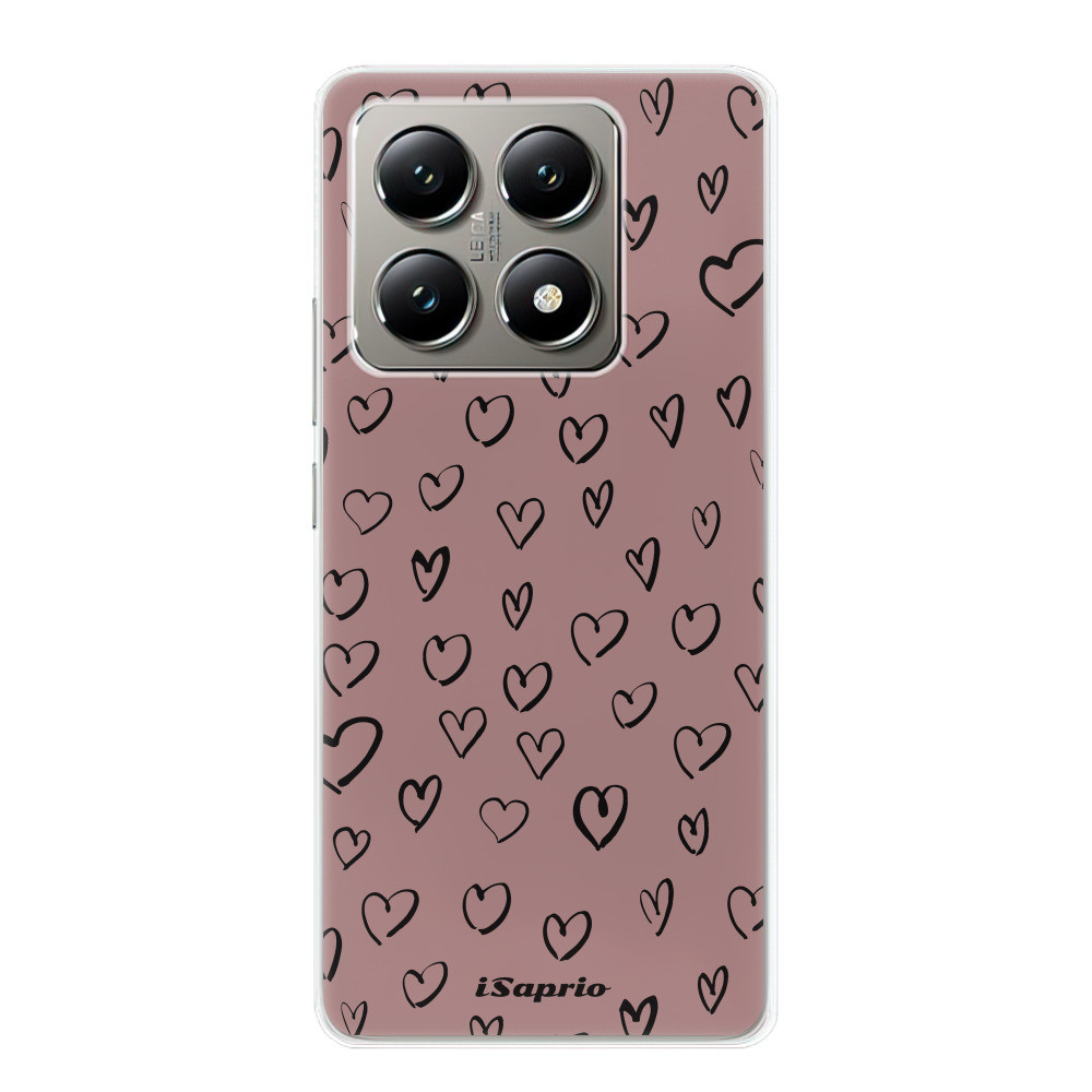 Odolné silikónové puzdro iSaprio - Heart Dark - Xiaomi 14T Pro