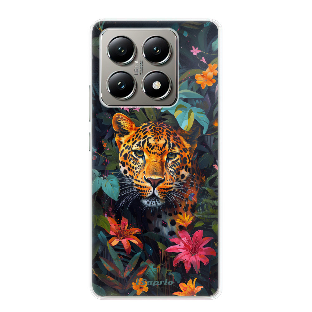 Odolné silikónové puzdro iSaprio - Flower Jaguar - Xiaomi 14T Pro