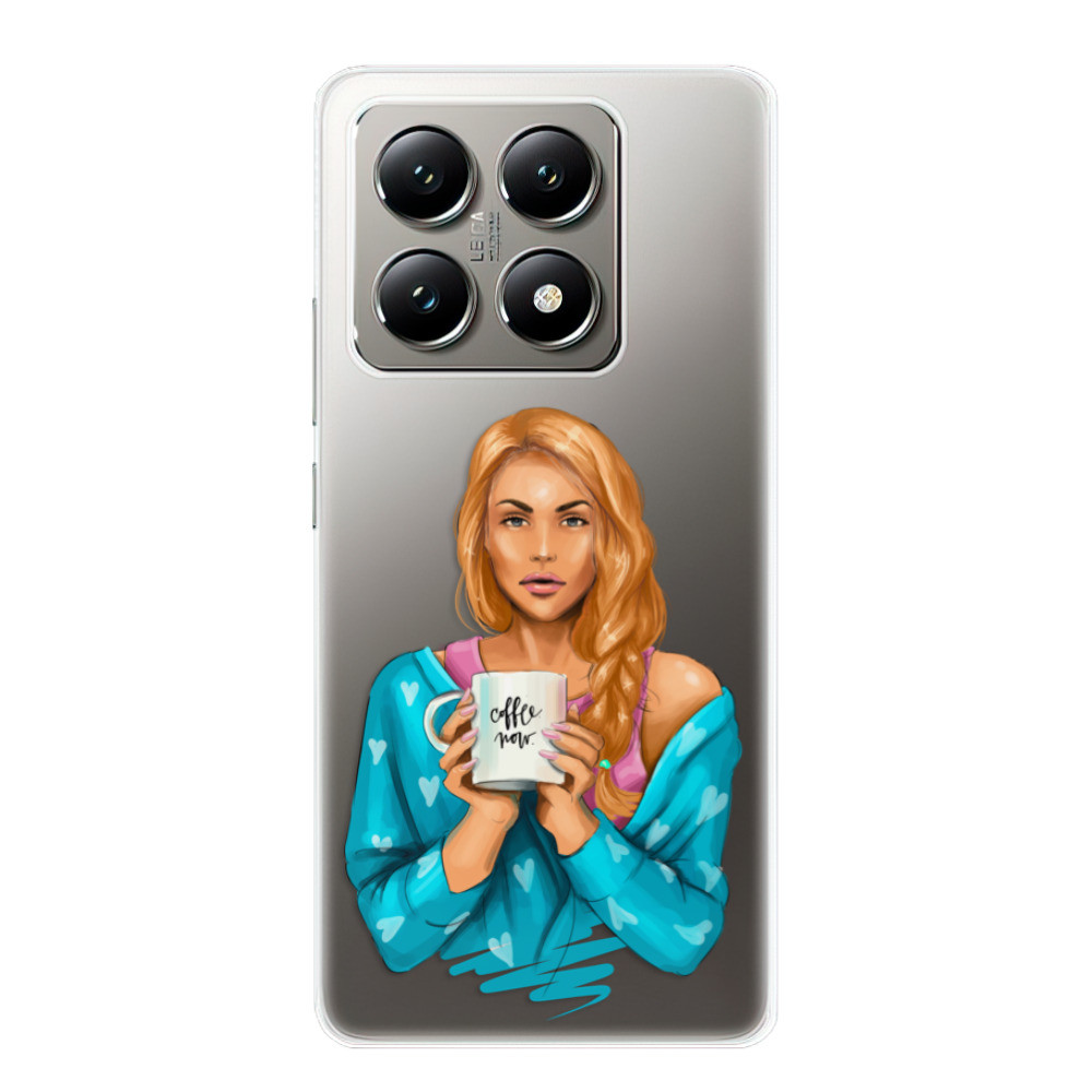 Odolné silikónové puzdro iSaprio - Coffe Now - Redhead - Xiaomi 14T Pro