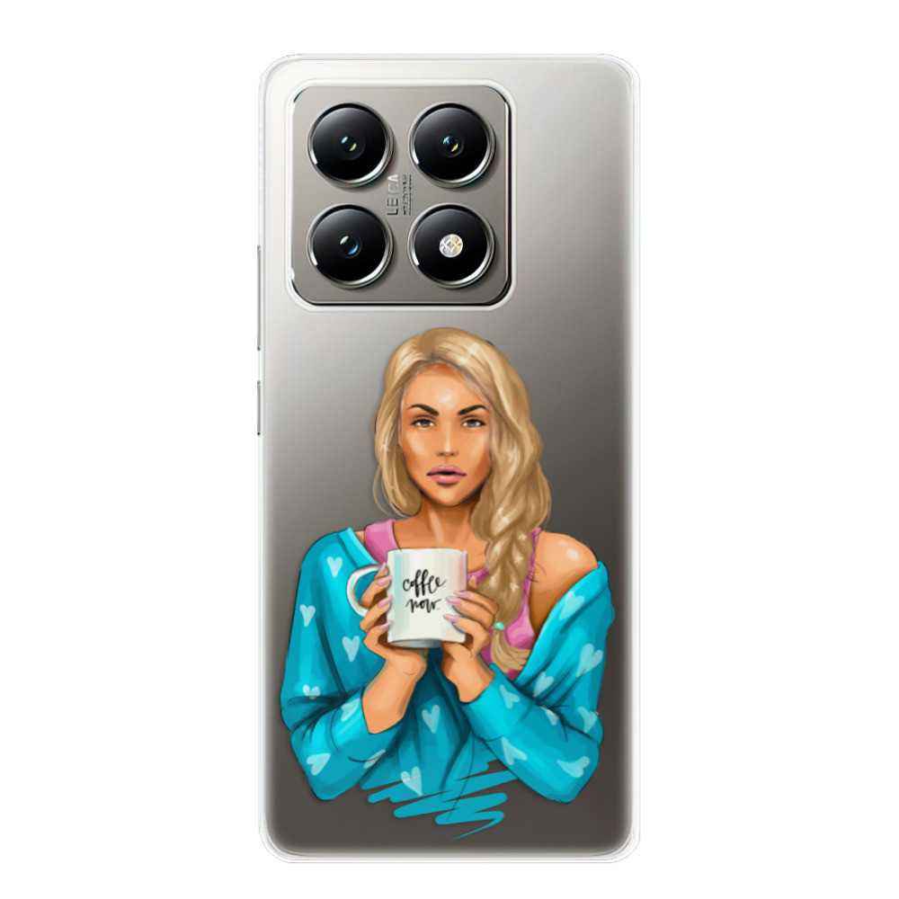 Odolné silikónové puzdro iSaprio - Coffe Now - Blond - Xiaomi 14T Pro