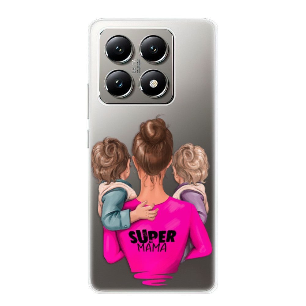 Odolné silikónové puzdro iSaprio - Super Mama - Two Boys - Xiaomi 14T Pro