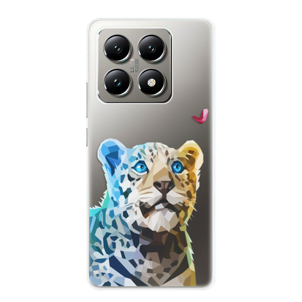 Odolné silikónové puzdro iSaprio - Leopard With Butterfly - Xiaomi 14T Pro