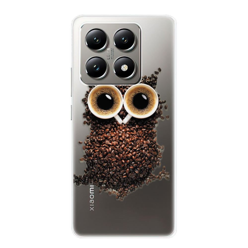 Odolné silikónové puzdro iSaprio - Owl And Coffee - Xiaomi 14T Pro