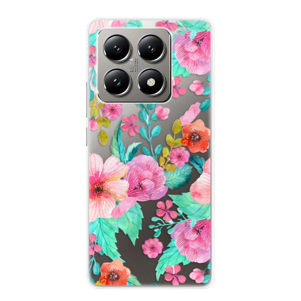 Odolné silikónové puzdro iSaprio - Flower Pattern 01 - Xiaomi 14T Pro