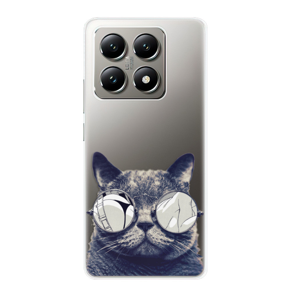 Odolné silikónové puzdro iSaprio - Crazy Cat 01 - Xiaomi 14T Pro
