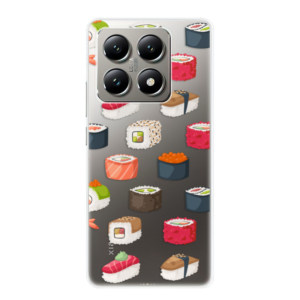 Odolné silikónové puzdro iSaprio - Sushi Pattern - Xiaomi 14T Pro