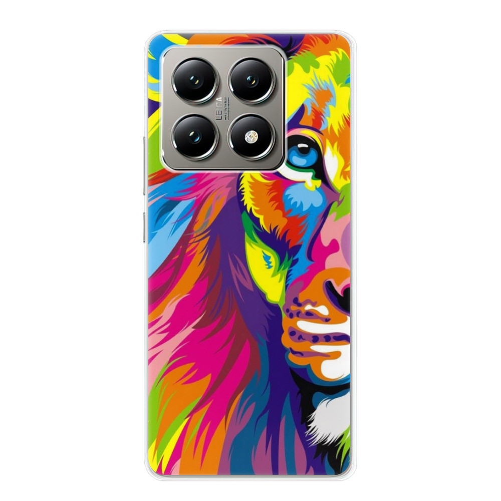 Odolné silikónové puzdro iSaprio - Rainbow Lion - Xiaomi 14T Pro