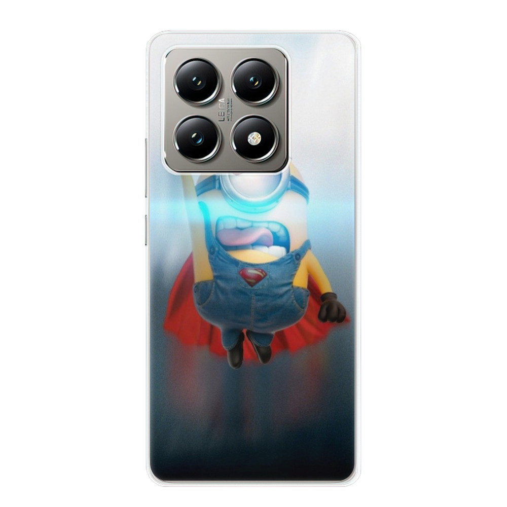 Odolné silikónové puzdro iSaprio - Mimons Superman 02 - Xiaomi 14T Pro