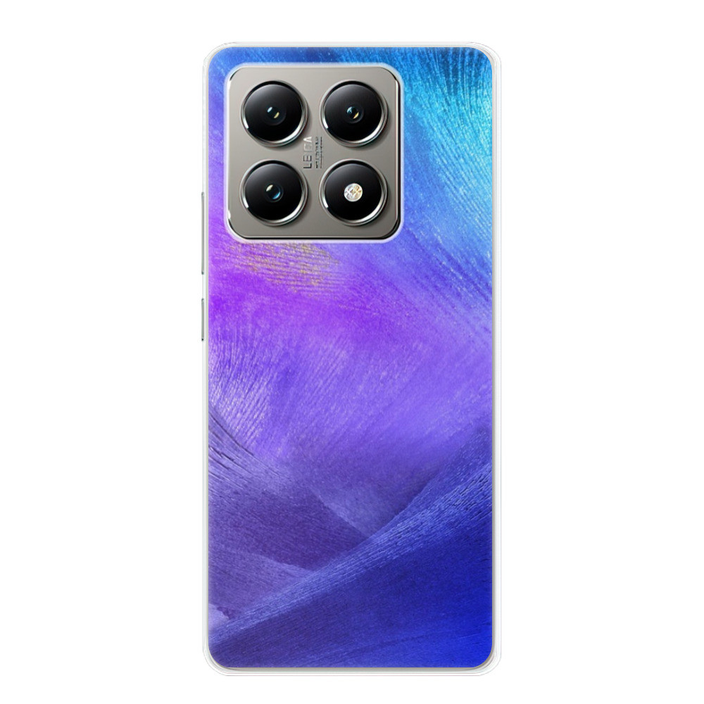 Odolné silikónové puzdro iSaprio - Purple Feathers - Xiaomi 14T Pro