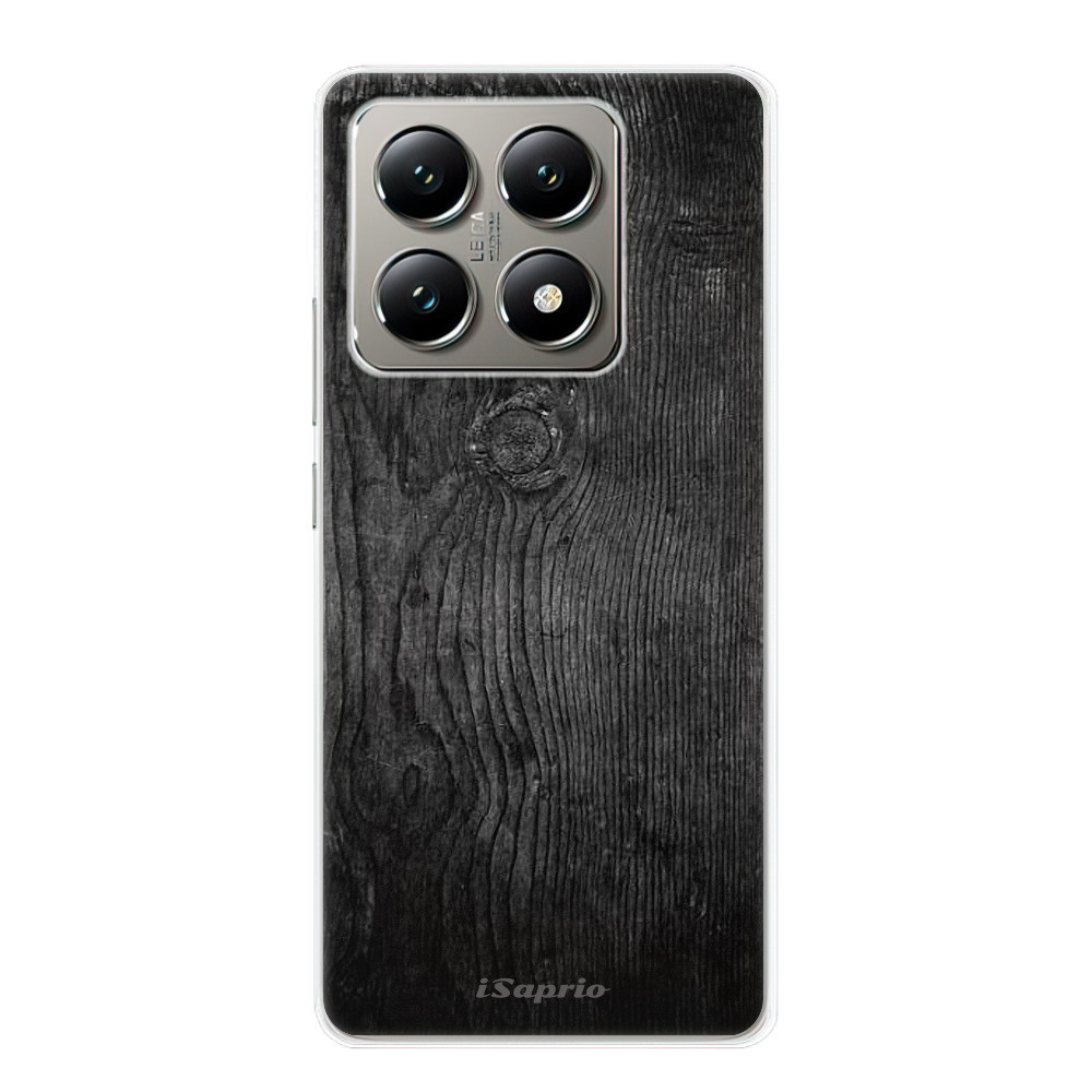 Odolné silikónové puzdro iSaprio - Black Wood 13 - Xiaomi 14T Pro