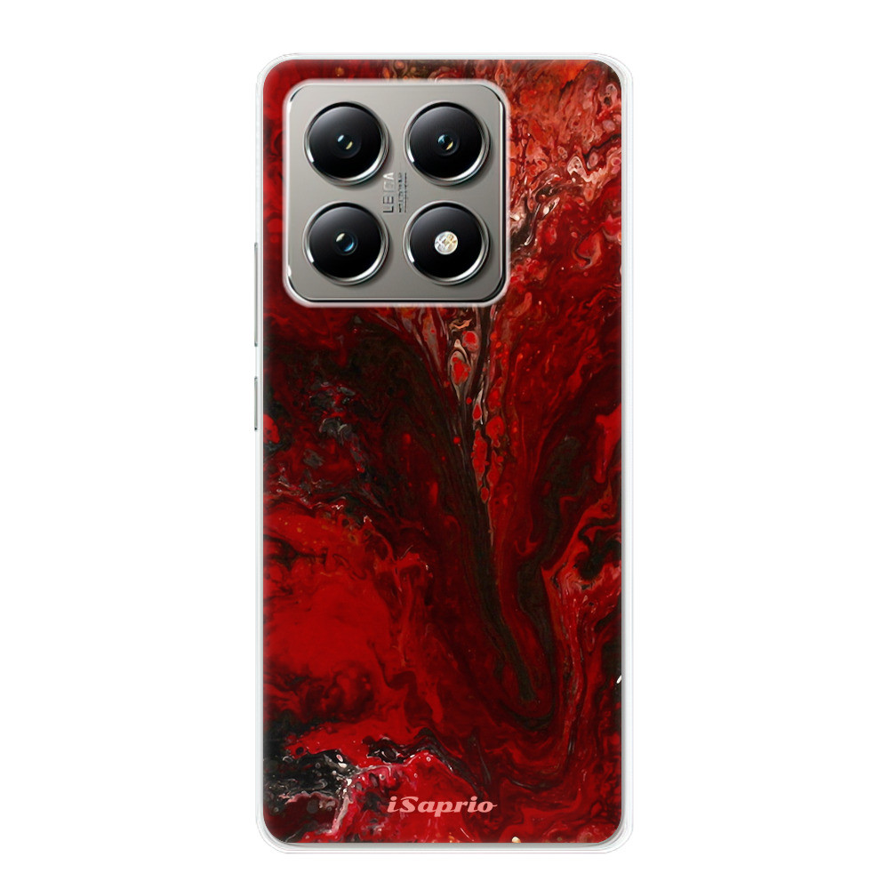 Odolné silikónové puzdro iSaprio - RedMarble 17 - Xiaomi 14T Pro