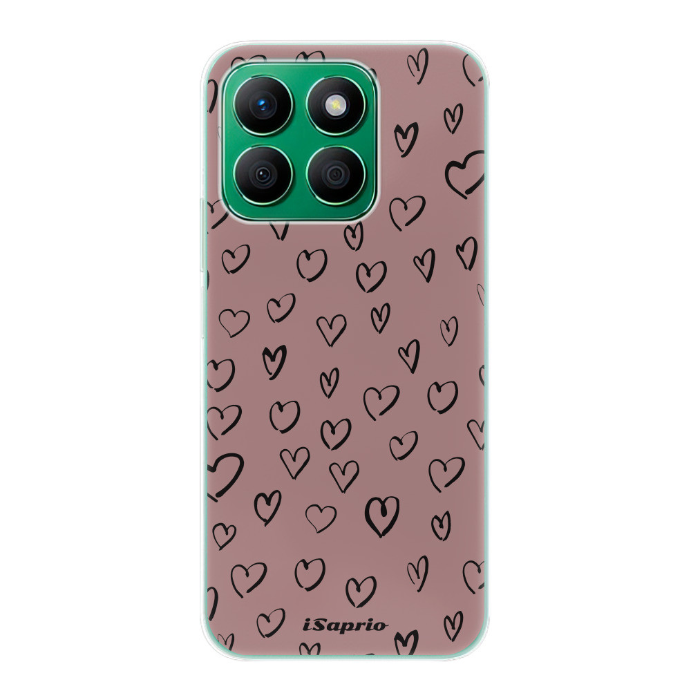 Odolné silikónové puzdro iSaprio - Heart Dark - Honor X8b