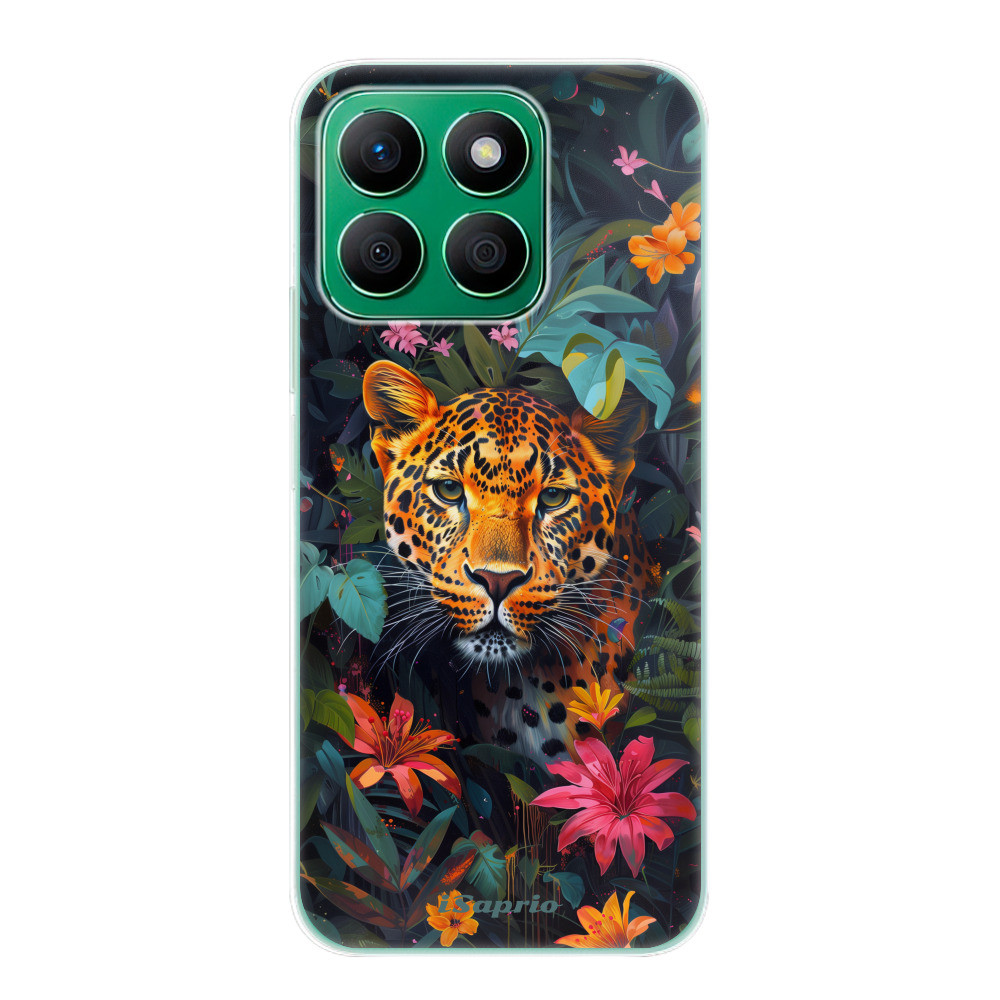 Odolné silikónové puzdro iSaprio - Flower Jaguar - Honor X8b