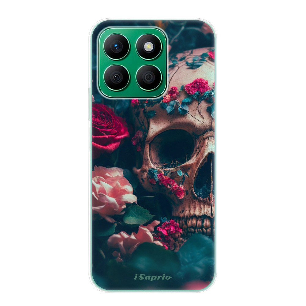 Odolné silikónové puzdro iSaprio - Skull in Roses - Honor X8b