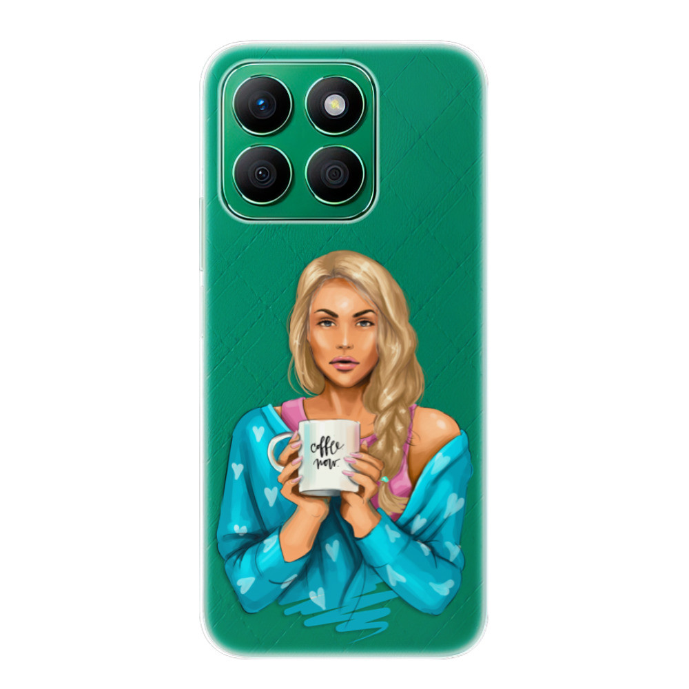 Odolné silikónové puzdro iSaprio - Coffe Now - Blond - Honor X8b