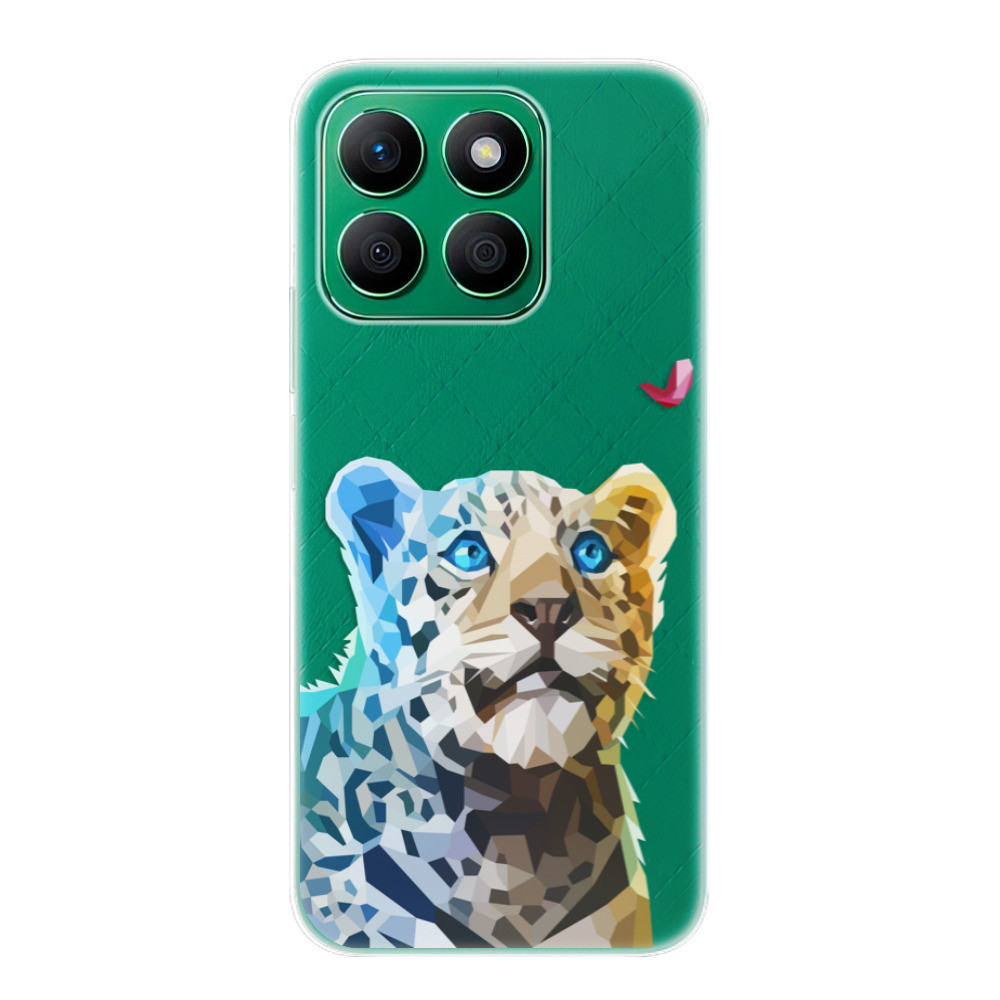 Odolné silikónové puzdro iSaprio - Leopard With Butterfly - Honor X8b
