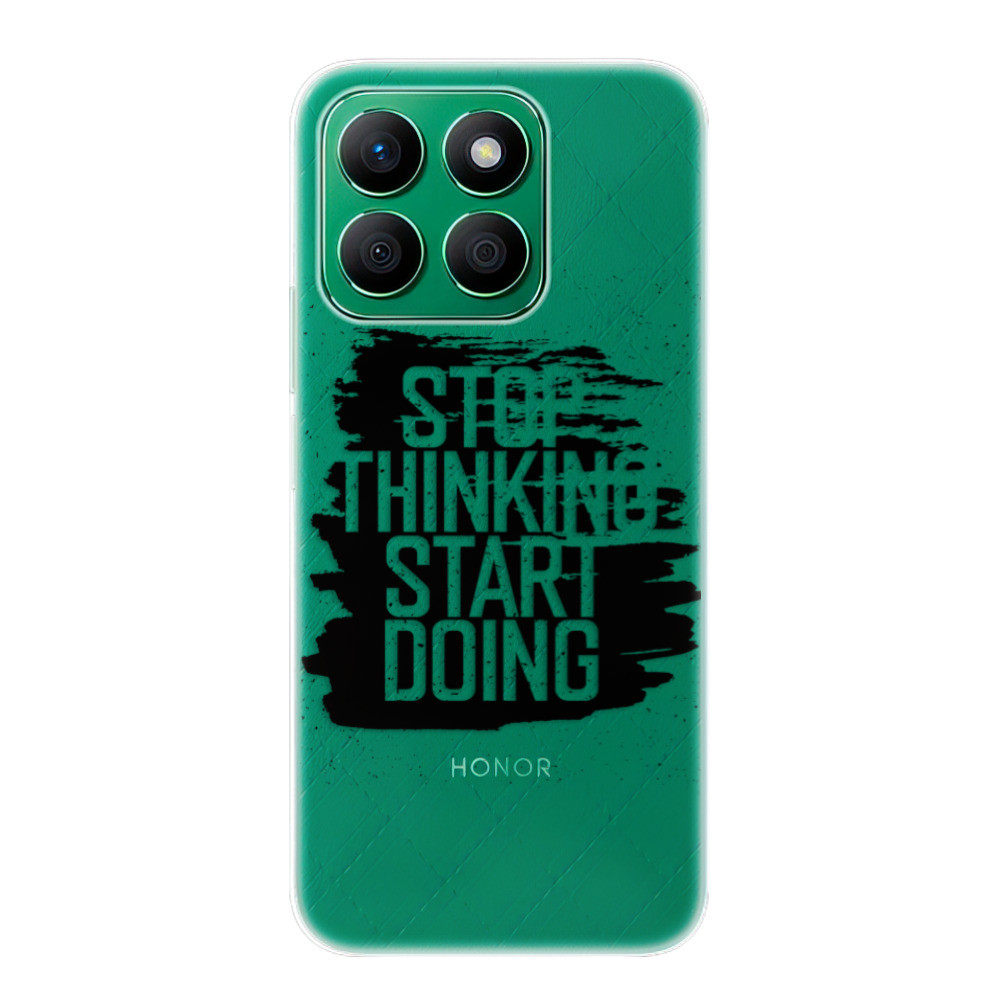 Odolné silikónové puzdro iSaprio - Start Doing - black - Honor X8b