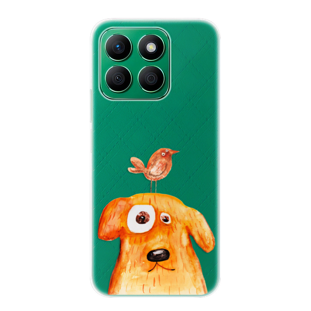 Odolné silikónové puzdro iSaprio - Dog And Bird - Honor X8b