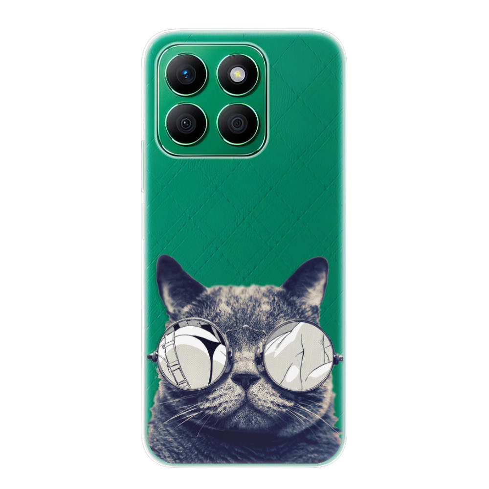 Odolné silikónové puzdro iSaprio - Crazy Cat 01 - Honor X8b