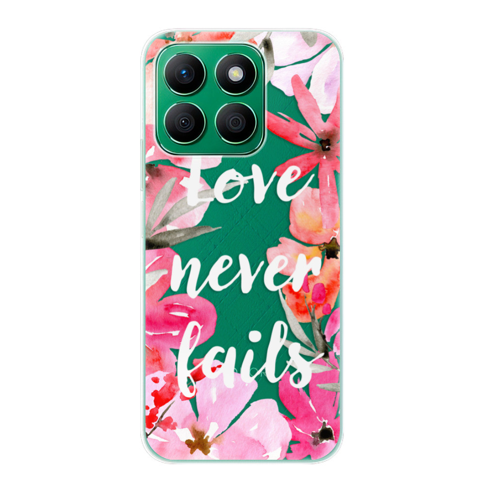 Odolné silikónové puzdro iSaprio - Love Never Fails - Honor X8b