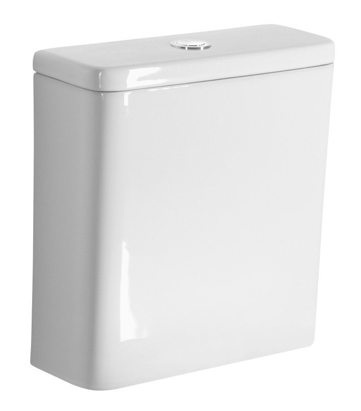 SAPHO - RAVEO keramická splachovacia nádržka pre kombi WC, biela PC105-112