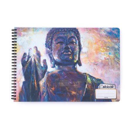 Oxybag Skicák A4 tw, 40 listov, 190g Budha