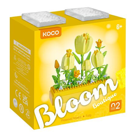 KOCO Stavebnica mini Tulipány
