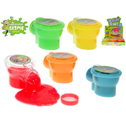 Mikro Professor Slime toaleta so slizom 10cm, 6 farieb