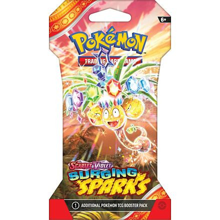 Pokémon TCG: SV08 Surging Sparks - 1 Blister Booster