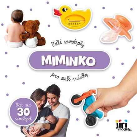 Jiri Models Veľké samolepky pre malé ručičky Nové bábätko