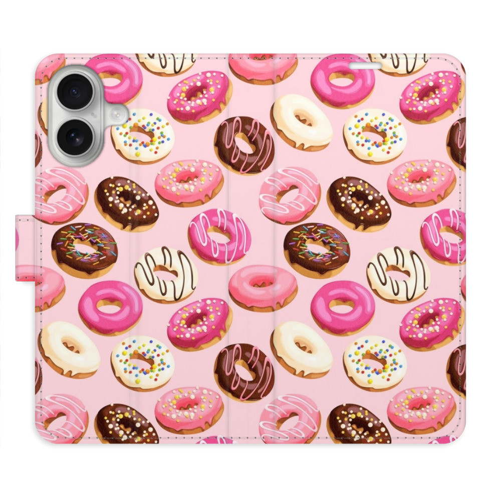 Flipové puzdro iSaprio - Donuts Pattern 03 - iPhone 16