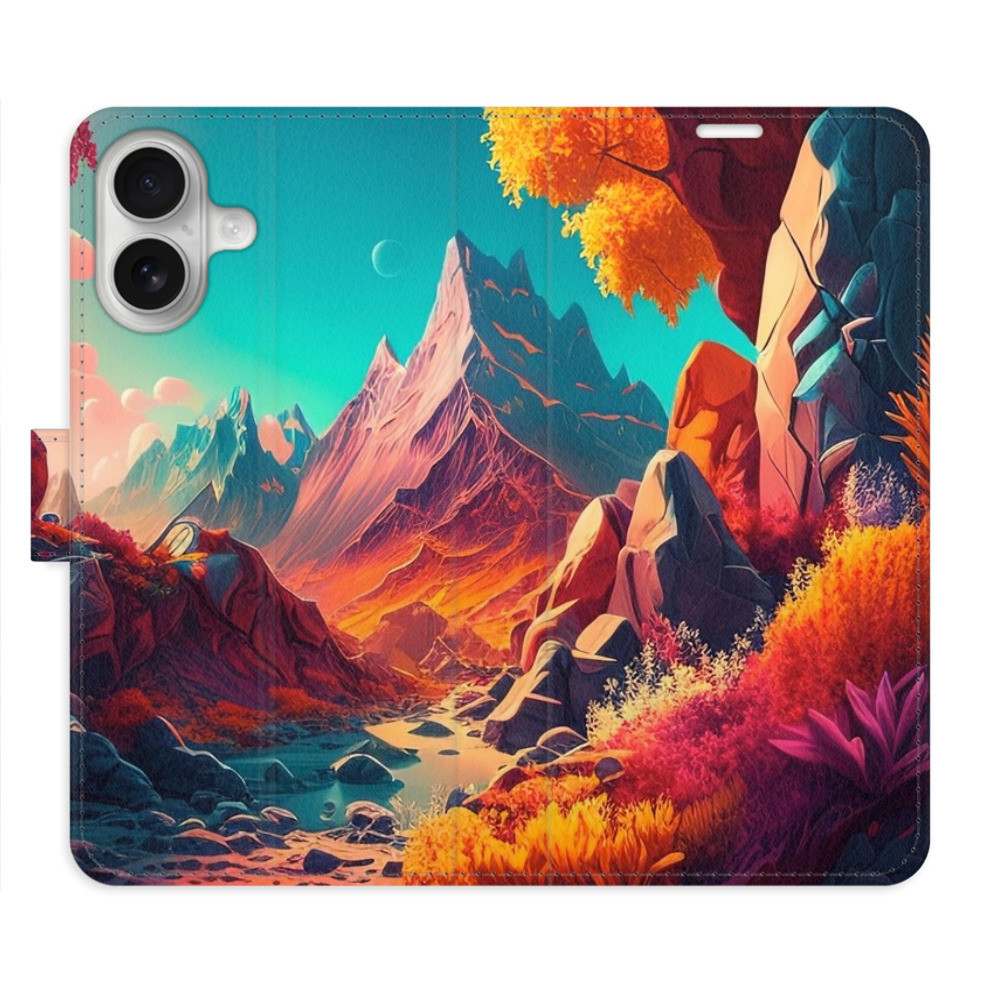 Flipové puzdro iSaprio - Colorful Mountains - iPhone 16