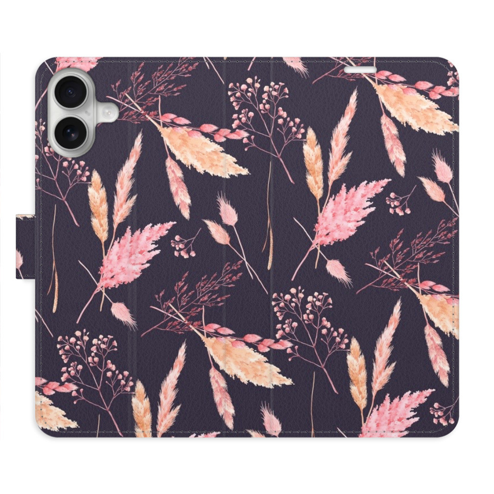 Flipové puzdro iSaprio - Ornamental Flowers 02 - iPhone 16 Plus