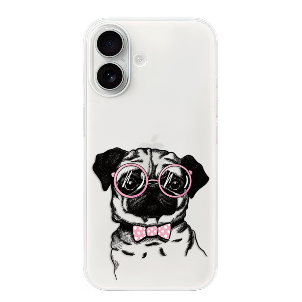Odolné silikónové puzdro iSaprio - The Pug - iPhone 16