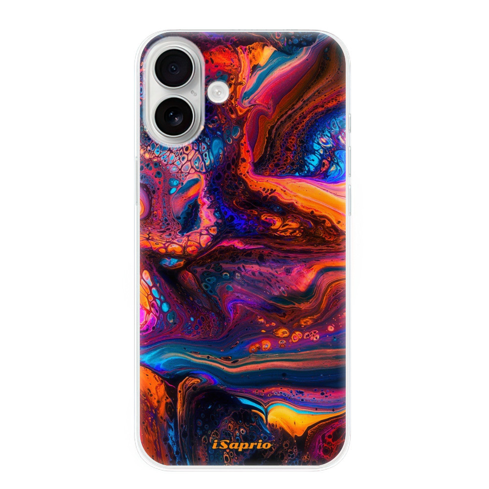 Odolné silikónové puzdro iSaprio - Abstract Paint 02 - iPhone 16 Plus