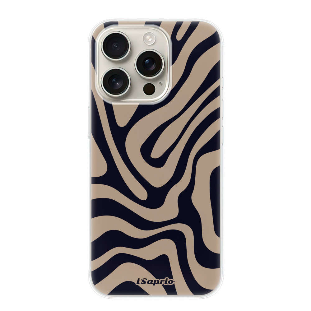 Odolné silikónové puzdro iSaprio - Zebra Black - iPhone 16 Pro