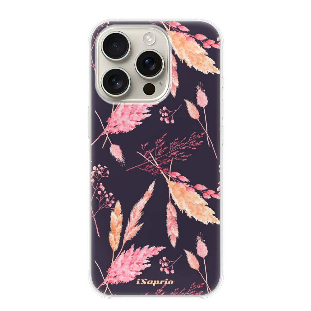 Odolné silikónové puzdro iSaprio - Herbal Pattern - iPhone 16 Pro