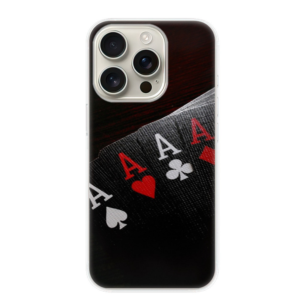 Odolné silikónové puzdro iSaprio - Poker - iPhone 16 Pro