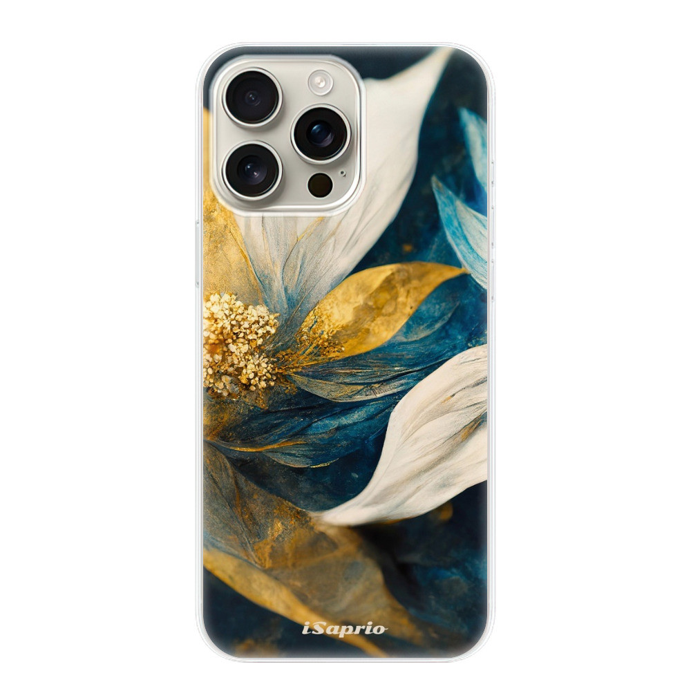 Odolné silikónové puzdro iSaprio - Gold Petals - iPhone 16 Pro Max