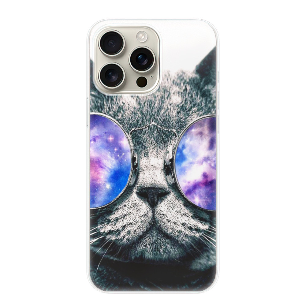 Odolné silikónové puzdro iSaprio - Galaxy Cat - iPhone 16 Pro Max