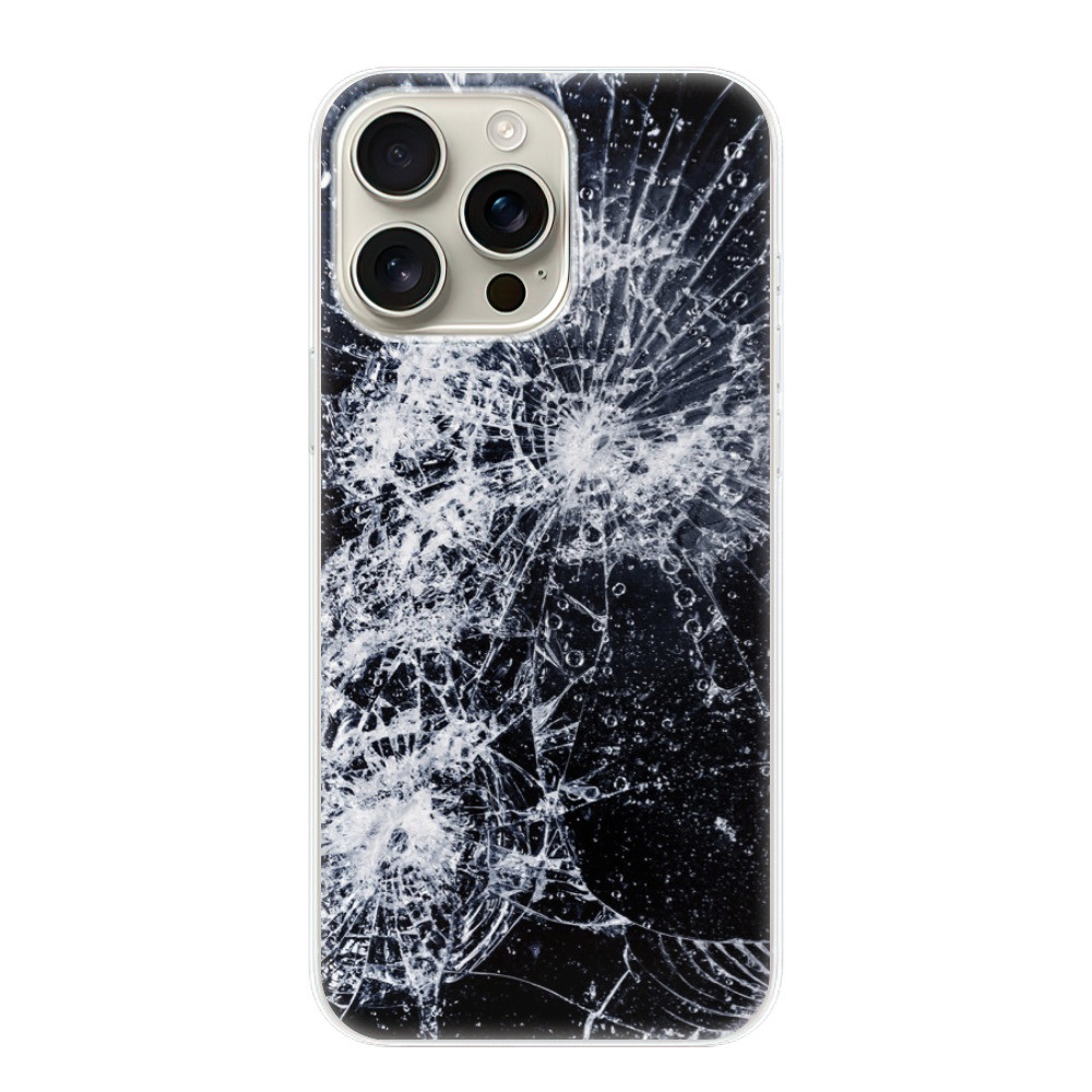Odolné silikónové puzdro iSaprio - Cracked - iPhone 16 Pro Max