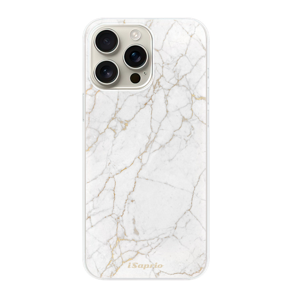 Odolné silikónové puzdro iSaprio - GoldMarble 13 - iPhone 16 Pro Max