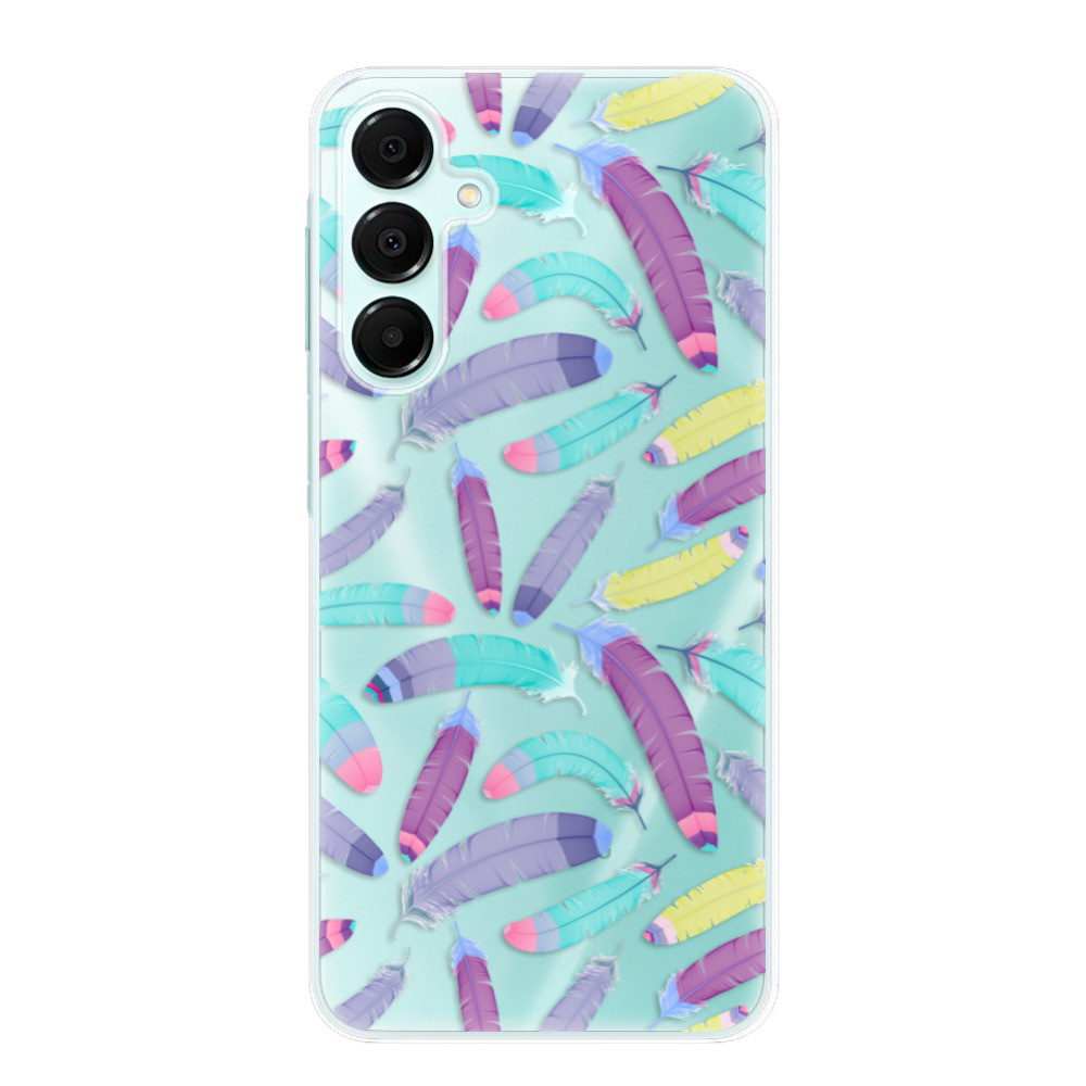 Odolné silikónové puzdro iSaprio - Feather Pattern 01 - Samsung Galaxy A16 5G