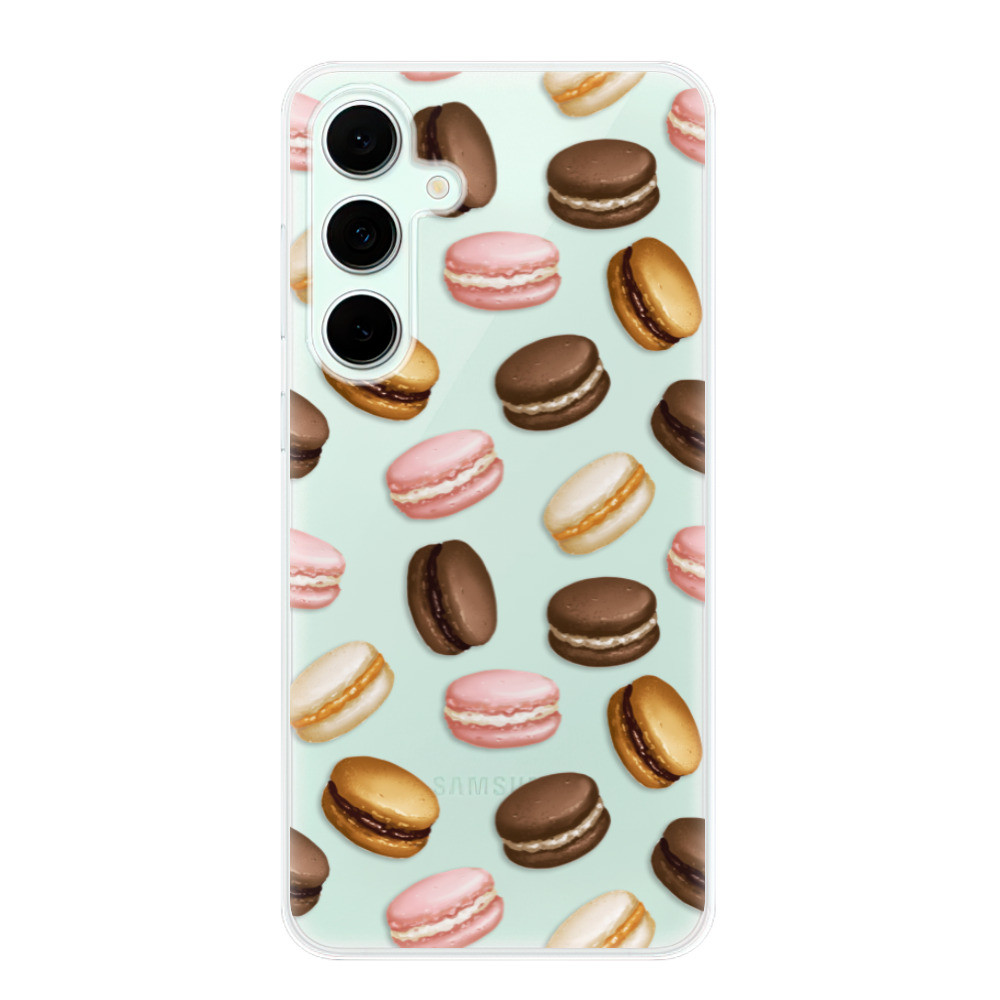 Odolné silikónové puzdro iSaprio - Macaron Pattern - Samsung Galaxy S24 FE