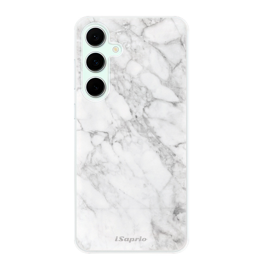 Odolné silikónové puzdro iSaprio - SilverMarble 14 - Samsung Galaxy S24 FE
