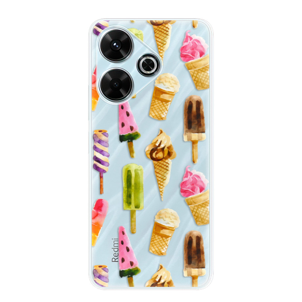 Odolné silikónové puzdro iSaprio - Ice Cream - Xiaomi Redmi 13
