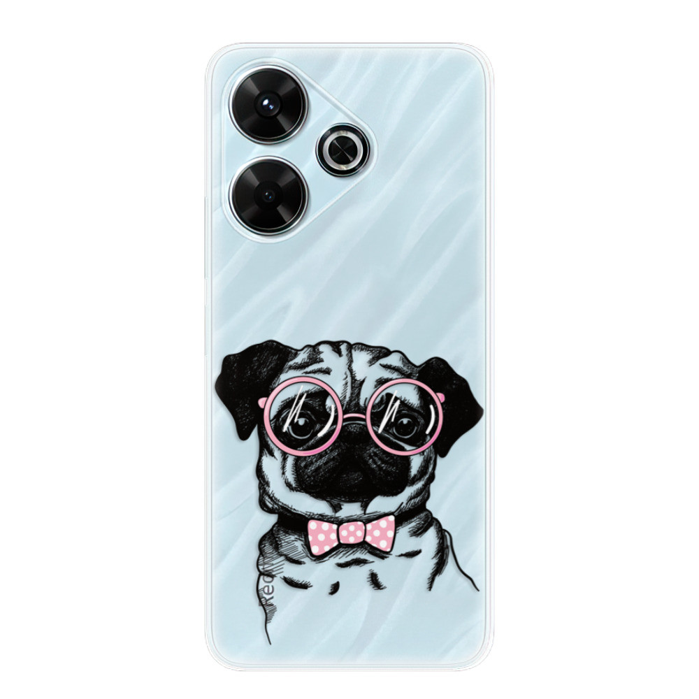 Odolné silikónové puzdro iSaprio - The Pug - Xiaomi Redmi 13